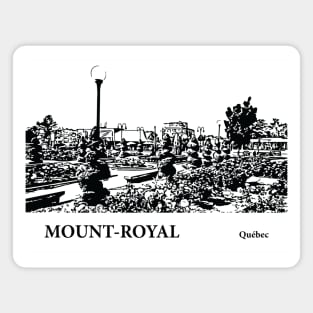 Mont-Royal Québec Magnet